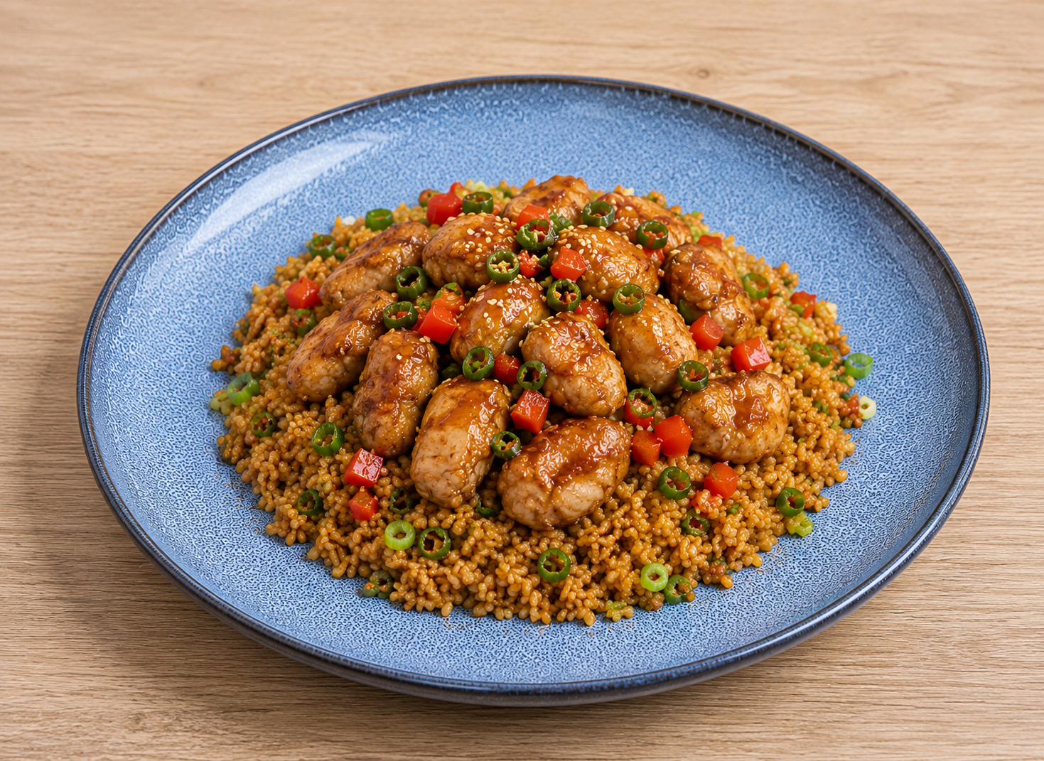 Singapore Style Chicken & Chinese Rice