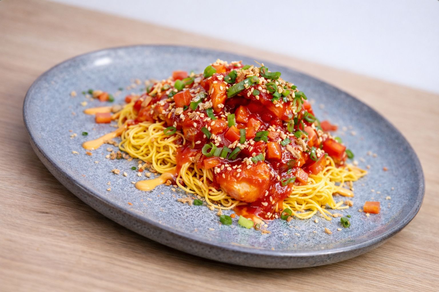 Honey Sriracha Chicken Noodles
